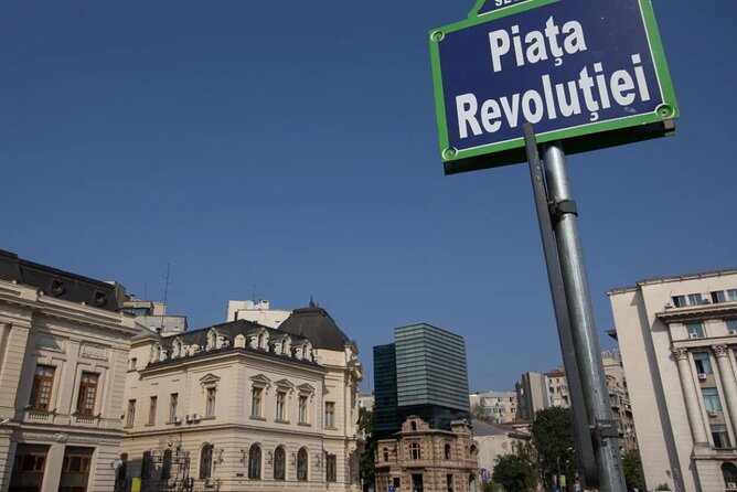 Best Walking Tour of Bucharest's City Center - 2.5 hours - Memorialul Renașterii (the potato) and Revolution Square