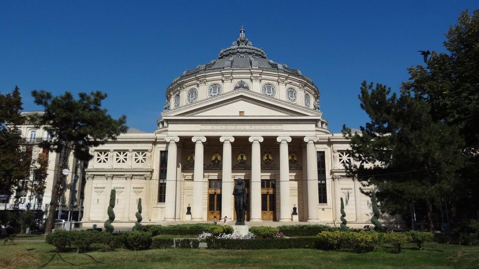 Bucharest 3–Hour Private City Tour - University Square and the Triumphal Arch: seeing interwar Romania from the street