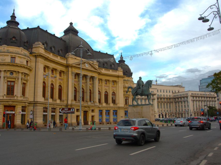 Bucharest by car - full day 'stop and visit' experience - Softer Cultural Beats: Casa Radio and the Romanian Athenaeum