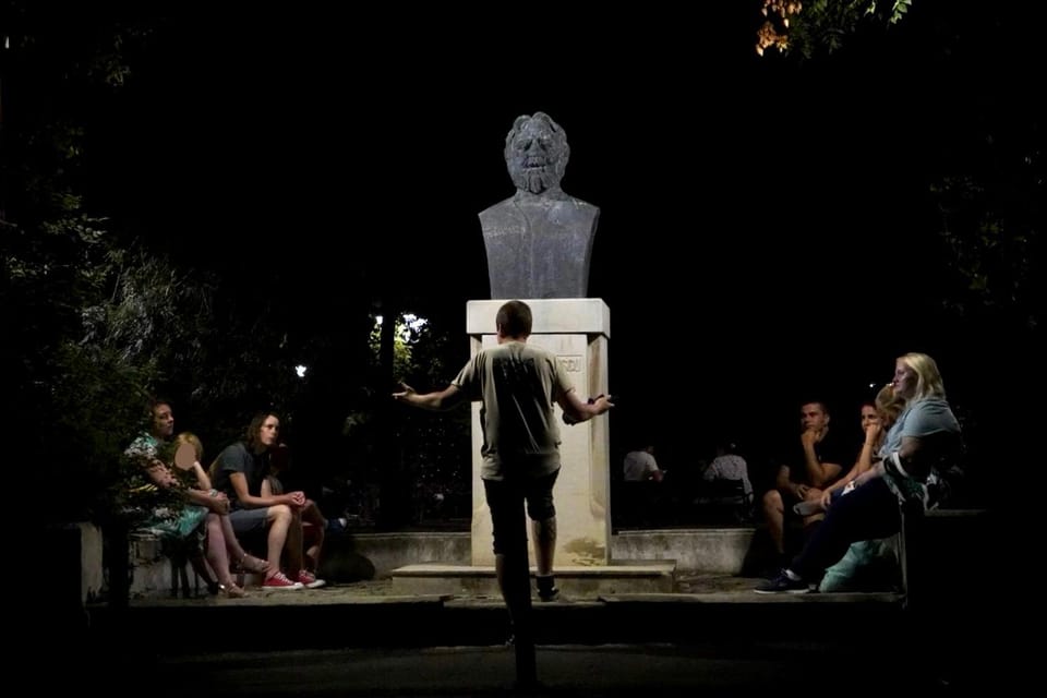 Bucharest: Ghost Stories & Romanian Mythology Walking Tour - Meeting at the National Theatre: where the spooky mood starts