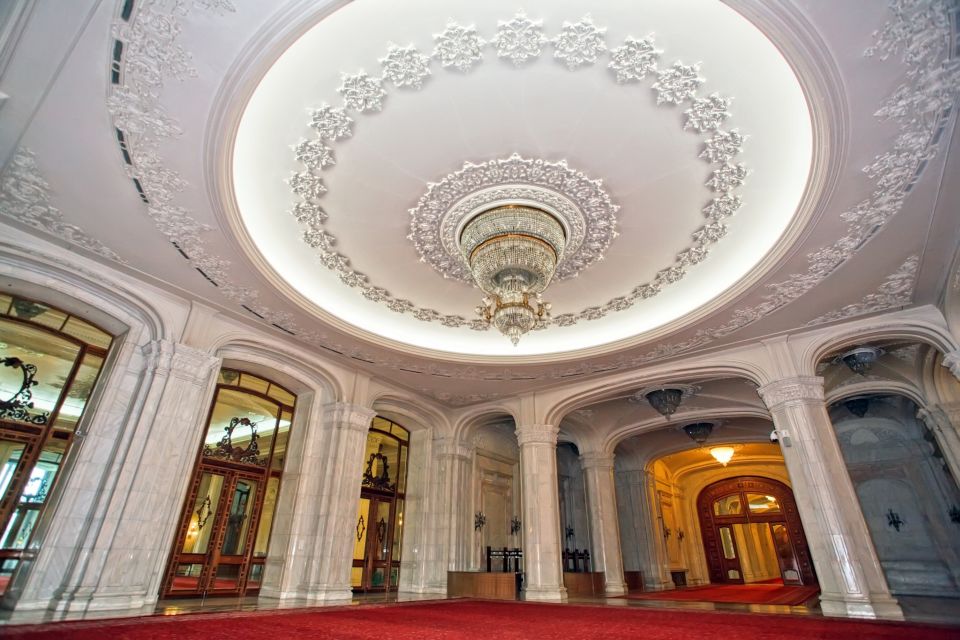 Bucharest: Parliament Palace Skip-the-line Ticket - First level meeting rooms and the Ballroom