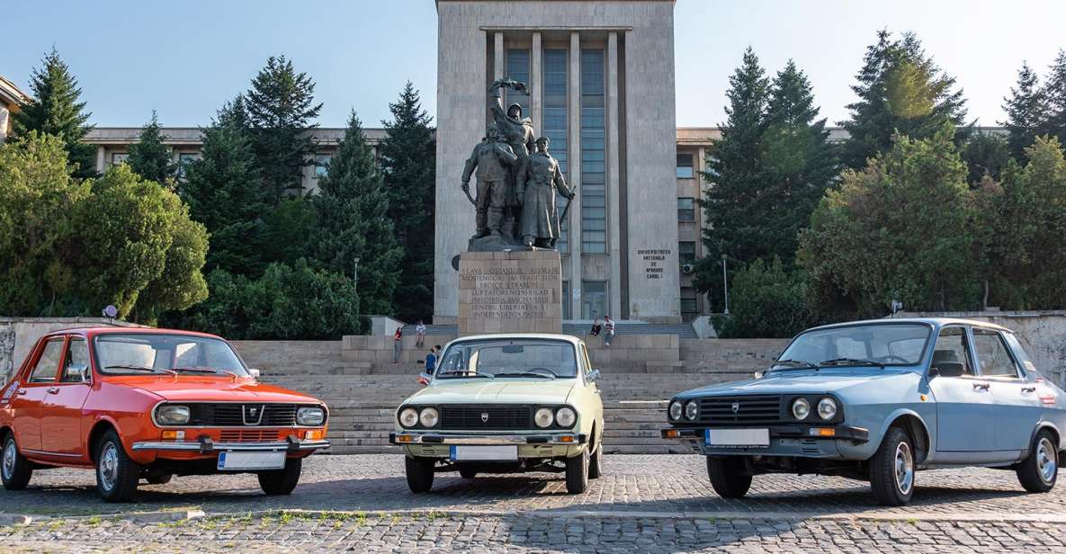 Bucharest: Private Three Neighborhoods Tour by Vintage Car - Start in Bucharest with palace-town photos: Bragadiru Palace and Costache Negri Fountain