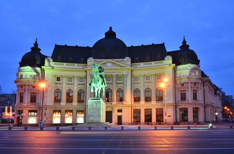 Bucharest: The Italian emigration in Romania - National History Museum, CEC Palace, and Revolution Square