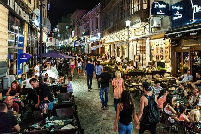 Bucharest VIP Bar Crawl in Lipscani 'Old Town' - The upscale bar sequence and the rooftop terrace stop