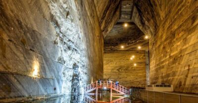 Day Trip to Slanic Salt Mine - Entering Slanic Salt Mine: 400 Meters Down, 54°F Up