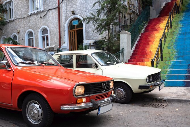Private: RedPatrol Bucharest Contrasts Tour in a Vintage Car - Stop 1: Academia Română and the Break in Ceaușescu’s Demolition Plans
