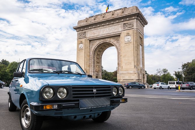 Private -RedPatrol Tour of Bucharest with a Romanian Vintage Car - Academia Română: Socialist-era grandeur, brief and clear