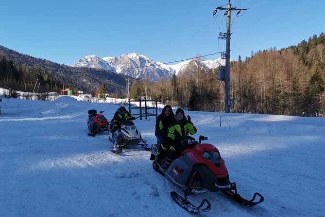 SnowMobiles Tour in Carpathian Mountains - Stop 1: Peles Castle Break From the Carpathians