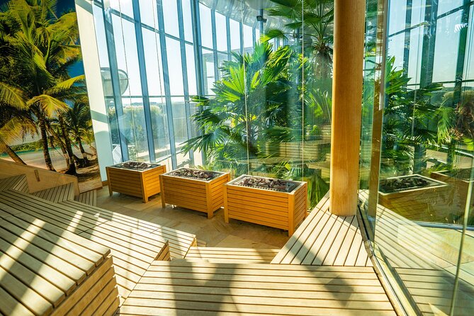 Therme Bucuresti: Entry Ticket and Transfer - Palm area: for adults looking for calm water and lounge time